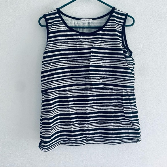 Smallshow black printed maternity tank top - Picture 2 of 8